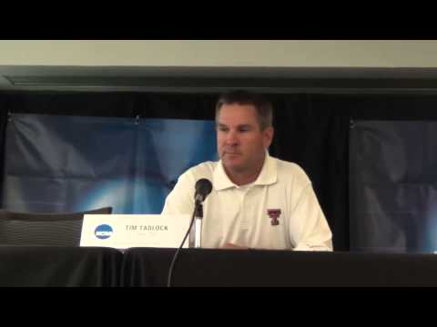 Texas Tech Head Coach Tim Tadlock- Coral Gables Regionals