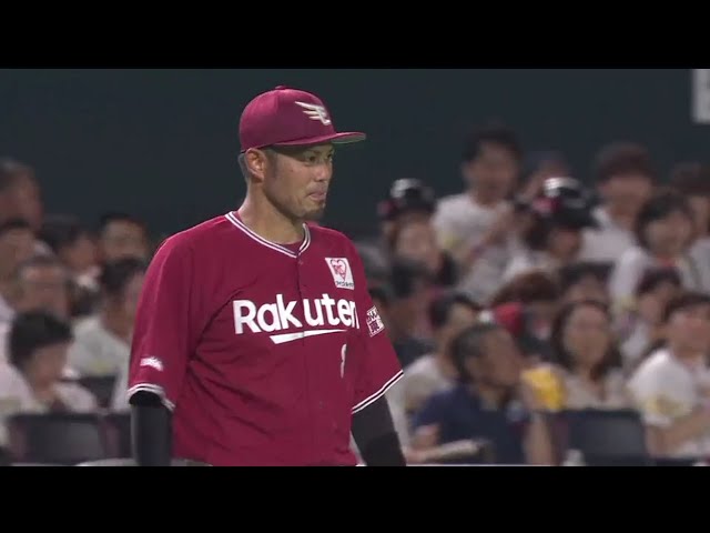 【7回裏】ベテランの横っ跳び!! イーグルス・今江がナイスプレー!! 2018/7/29 H-E
