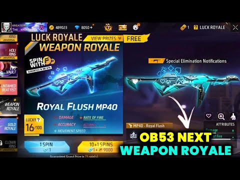 OB53 UPDATE NEXT WEAPON ROYALE SKIN 🔥 -para SAMSUNG,A3,A5,A6,A7,J2,J5,J7,S5,S6,S7,S9,A10,A20,A30,A50