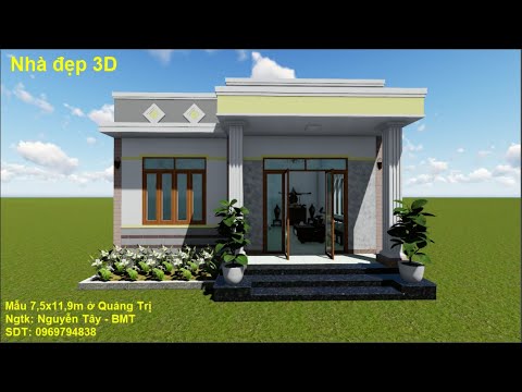 Mẫu nhà cấp 4 đẹp để xây dựng năm 2020 | Simple house