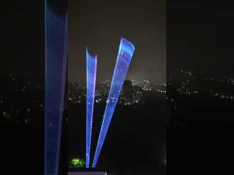 Batman in the sky! 🦇✨ Lasercube in action! #batman #shorts #lasercube