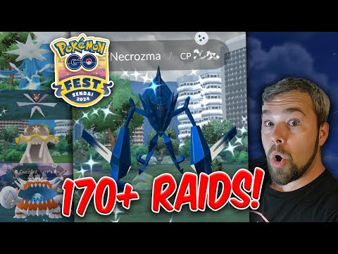 Over 170 Necrozma & Ultra Beast Raids & THIS is what we got! (Pokémon GO Fest Sendai)