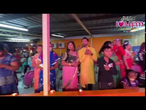 Live Procession of the 103.1FM Hamara Divali Motorcade into the Shri Krishen Mandir in Felicity