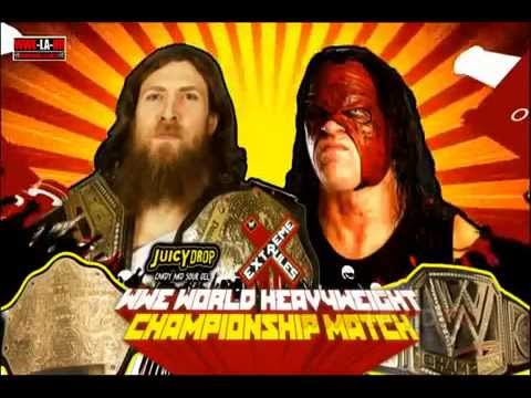 WWE Extreme Rules 2014 Official Match Card   Daniel Bryan vs Kane