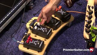Video thumbnail for SNAMM '17 - Henretta Engineering H-Bomb Drive & H-Bomb Trembrato Demos by Premier Guitar