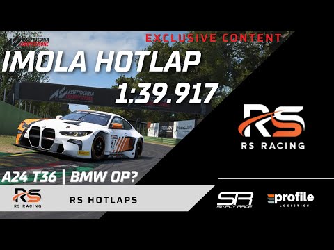 BMW M4 GT3 - ACC Imola 1:39.917