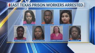 7 Bowie County prison staff arrested for organized crime, contraband charges