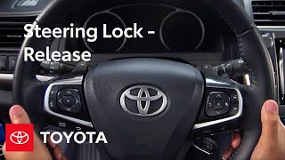 Toyota How-To: Steering Lock - Release | Toyota