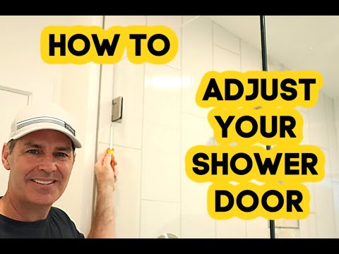How to fix a sagging shower door 2024