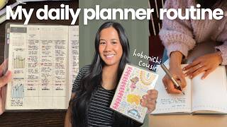 How I Use My Hobonichi Cousin Planner Every Day (Planner + Journal Routine)