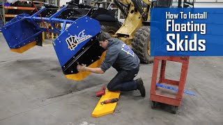 Installing Floating Skids on SnowFire Plow