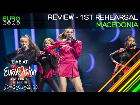 Eye Cue - Lost and Found 1st rehearsal (Review) | Macedonia Eurovision 2018 | Eurovoxx