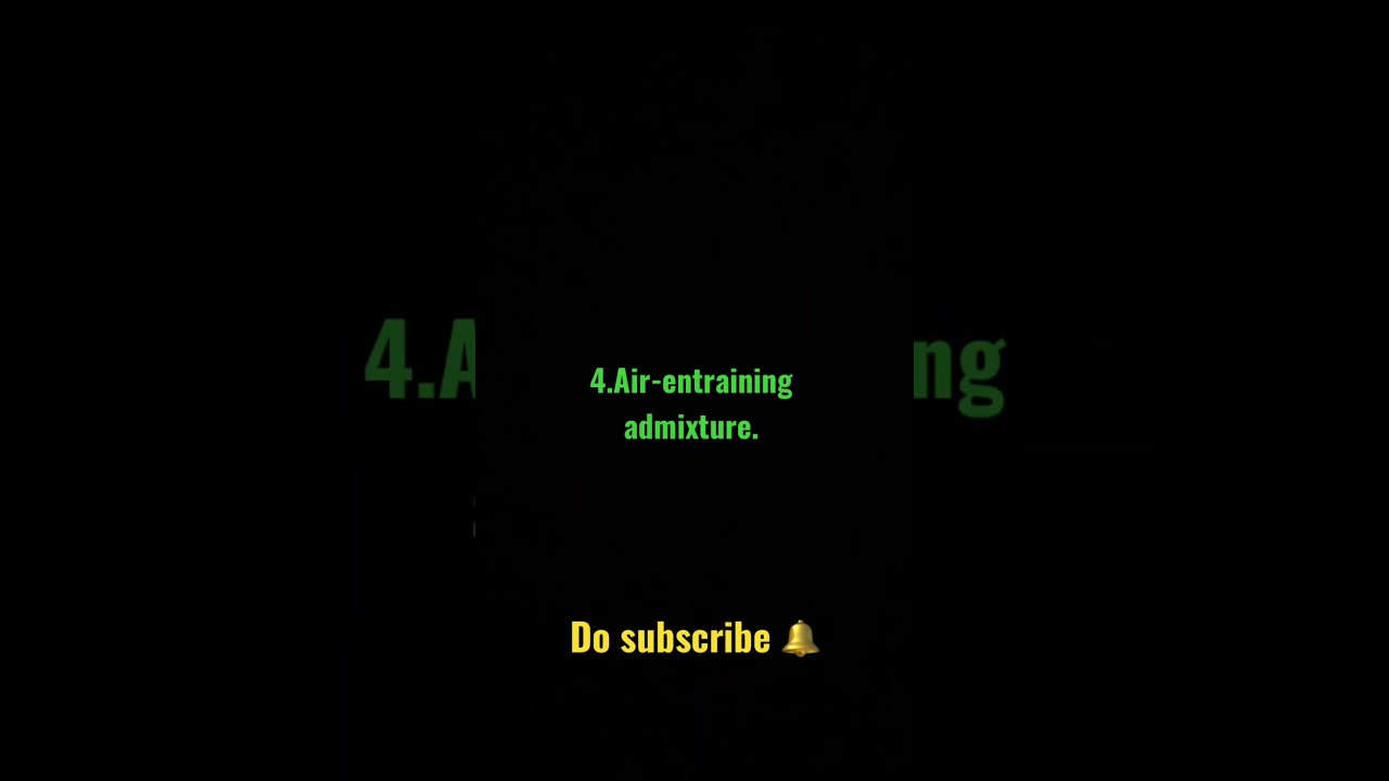 Chemical admixtures #admixtures in concrete