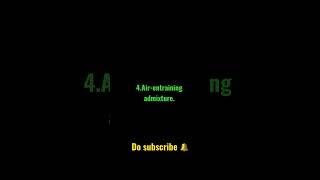 Chemical admixtures #admixtures in concrete