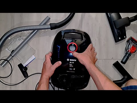 Bosch GL-30 Bagged Vacuum Cleaner Unboxing and Review