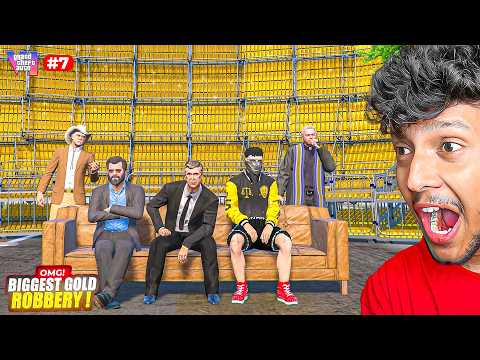 20,000 KG GOLD ROBBERY FOR PRESIDENT 🤑GTA 5 REAL LIFE! #7