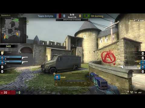 SK FALLEN 1v2 Clutch vs Envyus Cobble @ IEM OAKLAND 2017