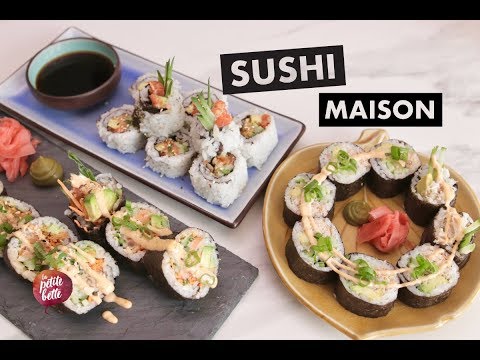 SUSHI MAISON 🍙🍣Comment faire des sushis à la maison 🍤Tuto la petite bette