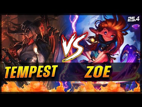 Tempest - Yone vs Zoe MID Patch 25.4 - Yone Gameplay