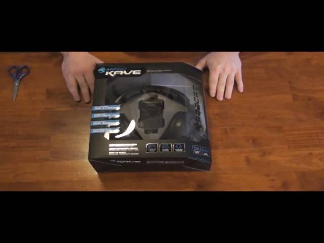 Video teaser for Roccat KAVE Unboxing  (True 5.1 Surround Sound Gaming Headset)