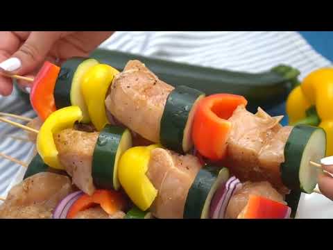How to Make Grilled Chicken Skewers - Cooking With Joy