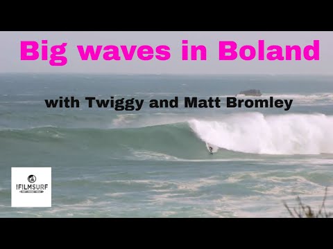 Grant "Twiggy" Baker , Matt Bromley and others ride big swell in the Western Cape of South Africa .