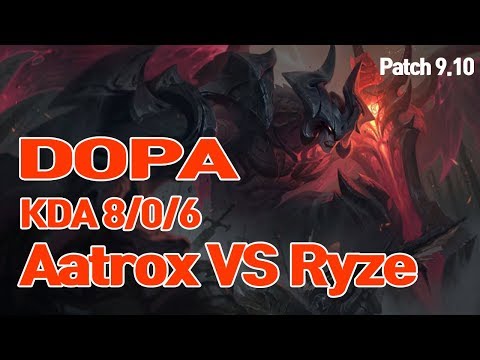 DOPA Aatrox vs Ryze  - KR Challenger Ranked