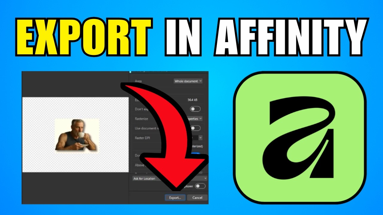 How To Export In Affinity Designer (2026) (Best Method)