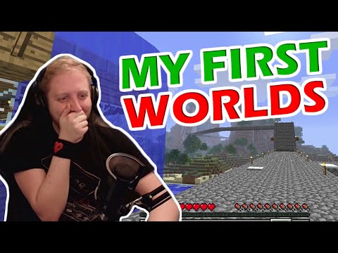 Exploring my old Minecraft World Saves!