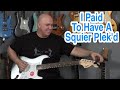 Plek'd Squier Affinity Vs Fender Custom Shop Strat