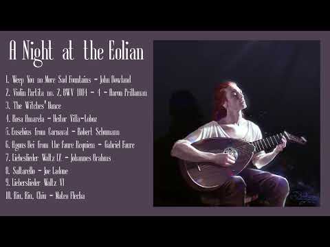 A Night at the Eolian | Kingkiller Chronicles Music | Ambience Study Music | Lute Music
