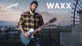 Video thumbnail for Epiphone Waxx Nighthawk Studio in Pelham Blue by OfficialEpiphone