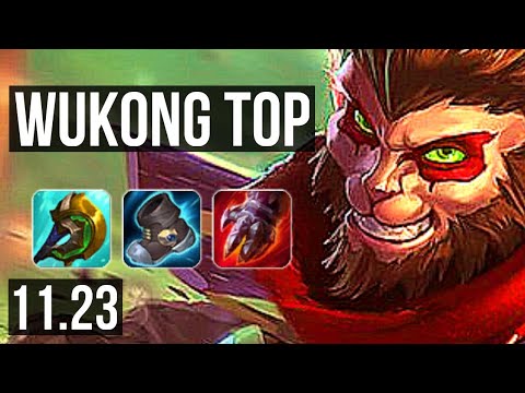 WUKONG vs VOLIBEAR (TOP) (DEFEAT) | 1.0M mastery, Godlike, 11/3/4 | EUW Diamond | 11.23