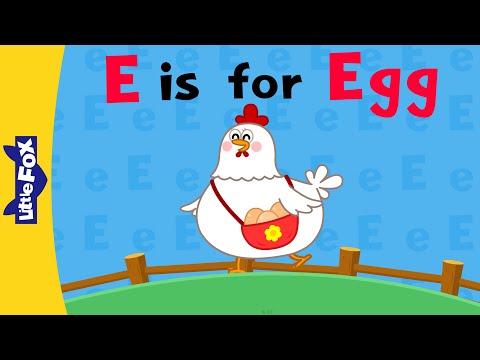 E is for Egg! | Phonics for Kindergarten | Alphabet Sounds and Songs | Learn English Letters