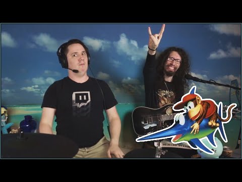 Rocking A Donkey Kong Country Remix With An Awesome Metal Guitarist!