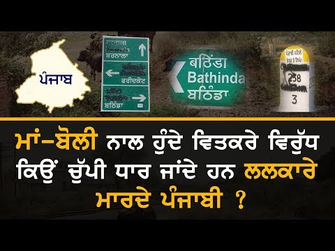 ਮਾਂ-ਬੋਲੀ ਨਾਲ ਹੁੰਦੇ ਵਿਤਕਰੇ ਵਿਰੁੱਧ ਕਿਉਂ ਚੁੱਪੀ ਧਾਰ ਜਾਂਦੇ ਹਨ ਲਲਕਾਰੇ ਮਾਰਦੇ ਪੰਜਾਬੀ ?