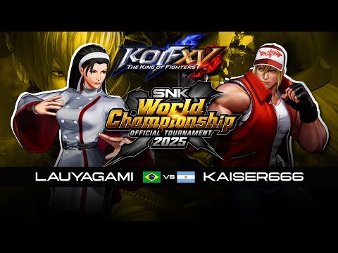 KOF XV 🇧🇷 LAUYAGAMI vs KAISER666 🇦🇷 | SNK World Championship 2025 | THE KING OF FIGHTERS XV #SWC2025