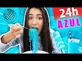 BELA 24 HORAS SÓ COMENDO COMIDA AZUL o