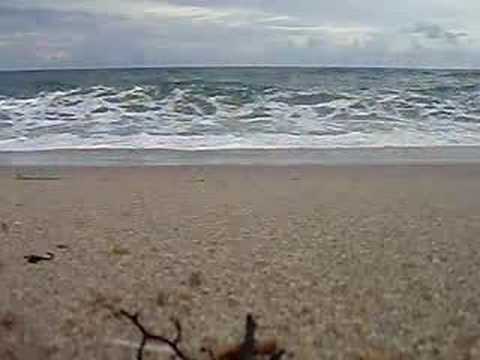 Waves Washing the sand in Delray Beach Florida  Karina Leal