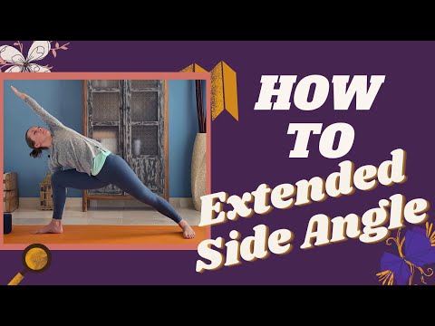 How to Extended Side Angle.💙 Utthita Parsvakonasana. Yoga with Yulia