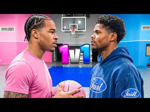 Plaqueboymax vs Shakur Stevenson 1v1 Basketball!