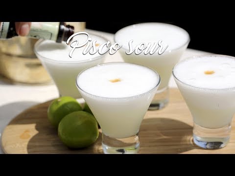 COMO PREPARAR PISCO SOUR EN LICUADORA - COMIDA PERUANA | RECETA DE ACOMER.PE