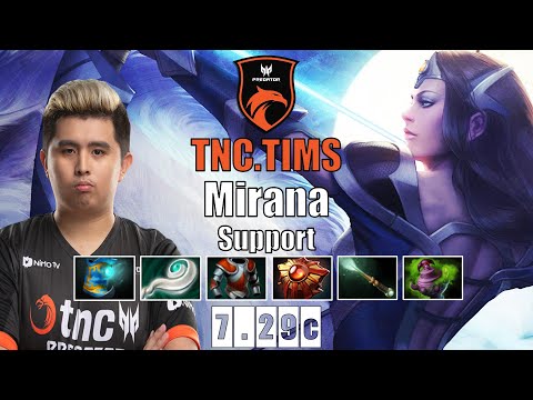 Mirana Support | TNC.TIMS | POS 4 MIRANA CRAZY ARROW | 7.29c Gameplay Highlights