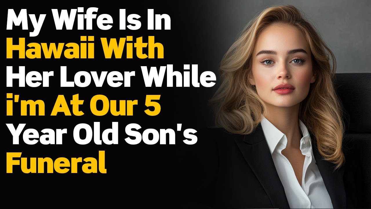 MY WIFE IS IN HAWAII WITH HER LOVER WHILE I'M AT OUR 5 YEAR OLD SON'S FUNERAL
