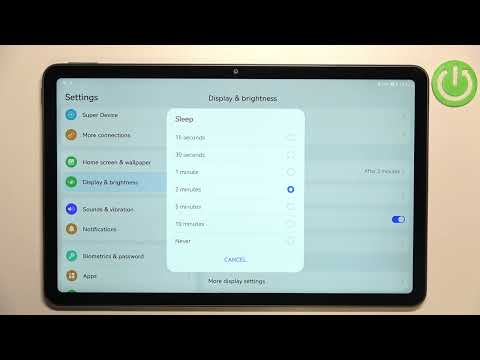 How to Change Screen Timeout in Huawei MatePad 10 4 2022 - Manage Sleep Time