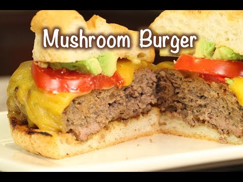 How To Make A Mushroom Beef Burger With Caramelized...