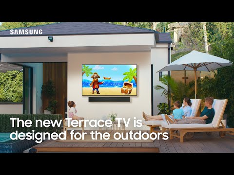 The new Terrace TV is designed for the outdoors | Samsung