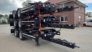 جديد العربات المقطورة شاحنة نقل الحاويات K&ouml;gel ZW 18 BDF, Midi Tandem, Neu sofort | صورة 4 - Autoline