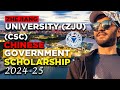 Zhejiang University ZJU CSC Scholarship 2024-2025 || ZJU China CSC Scholarship 2024-2025