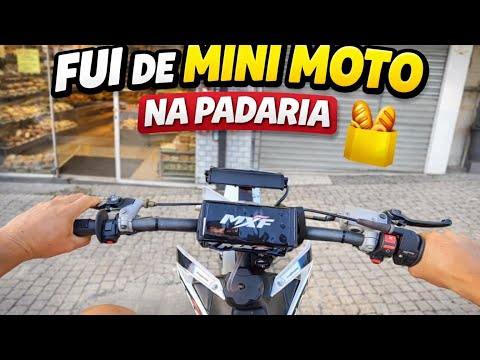 I went to the bakery on a mini motorbike 🥯